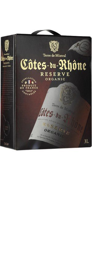 Bild på Terre de Mistral Reserve Côtes du Rhône. Boxvin 3000 ml.