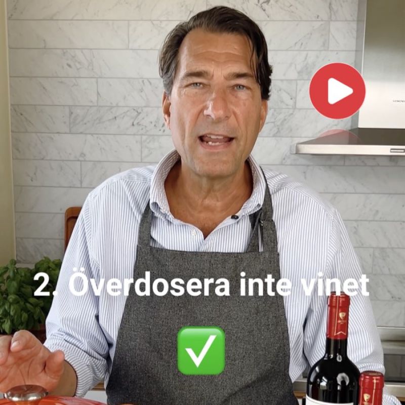 Vin i matlagningen. Tre saker att tänka på.