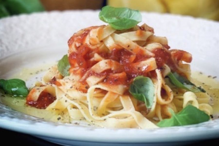 Pasta Pomodoro och vintips